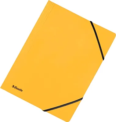 Produktbild von Esselte 44203, Klappenordner, A4, Karton, Gelb, 450 g/m², Gummiband