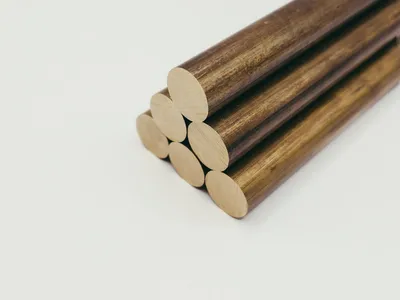 Produktbild von Messing CuZn21Si3P (CW724R) Ecobrass in 250 g Rundbarren, Gewicht: 1 kg