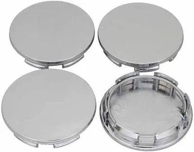 Obrázek produktu pro Sada autopříslušenství, 4 kusy – univerzální ABS kryty ráfků kol, 60 mm