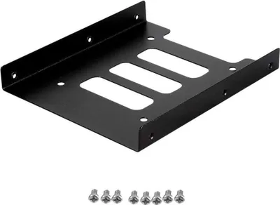 Produktbild von UNYKAch 50519, Universal, SSD-Montagehalterung, SGCC, Schwarz, 2.5", 110 mm