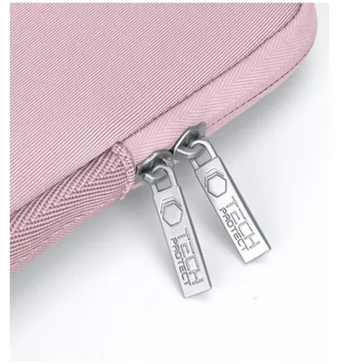 Image de Housse pour ordinateur portable Tech-Protect Neoslim 15-16" avec pochette pour accessoires - Rose