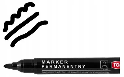 Produktbild von Toma Permanent Marker Schwarz - Indelibler Tusch