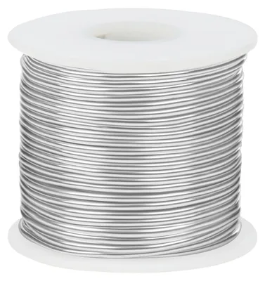 Produktbild von Belle Vous Silberner Aluminium Draht zum Basteln (30m) – Flexibler & Biegsamer Aluminiumdraht 2mm – Draht für Ringe, Schmuck, DIY-Skulpturen,