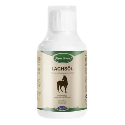 Produktbild von 500 ml Lyra Horse® 100 % Lachsöl für Pferde