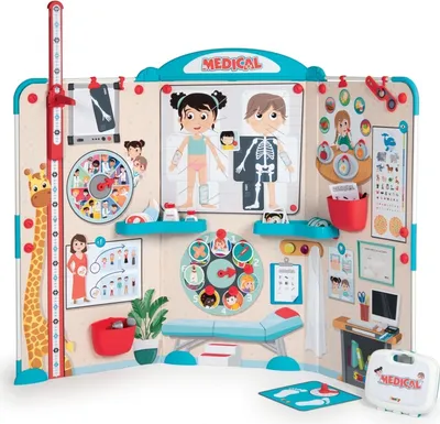 A children's doctor's office playset.