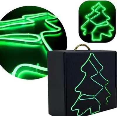 Immagine prodotto di Albero di Natale LED verde alimentato a batterie e USB
