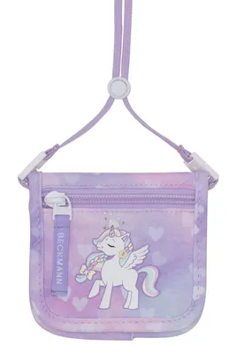 Produktbild von Beckmann Brustbeutel Unicorn Princess Purple