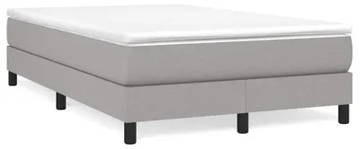 Produktbild von vidaXL Boxspringbettgestell Hellgrau 120x200 cm Stoff