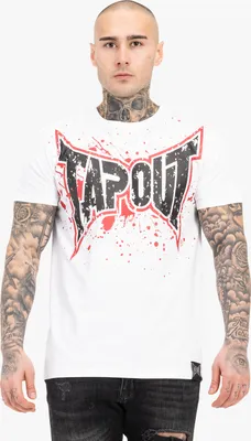 Zdjęcie produktu dla Herren T-Shirt normale Passform SPLASHING White/Red/Black L Tapout