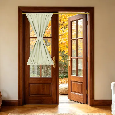 Französischer Türvorhang 87x127 cm, verdunkelnd, beige