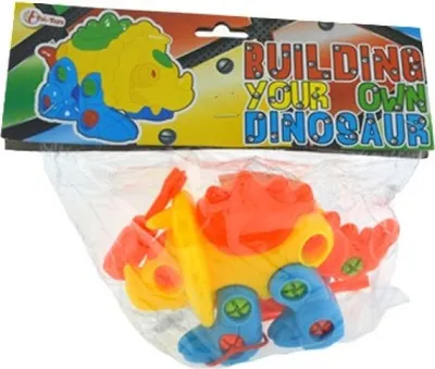 Produktbild von Bau dein eigenen Dinosaurier - Konstruktions-Nachziehspielzeug, Schraubenzieher inkl., ca.15x18x8cm