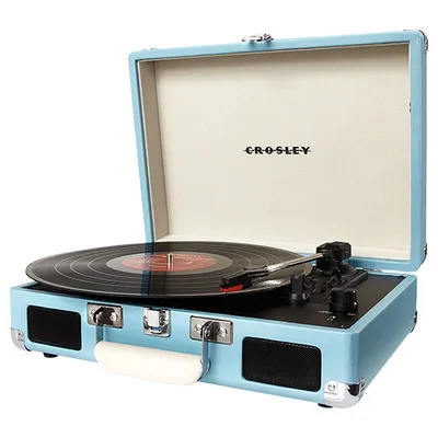 Produktbild von Crosley CR8005 Kompaktanlage, 1 Lautsprecher, 3 Watt RMS, UKW-Radio, Plattenspieler