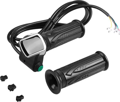 Image de 1 Paar wasserdichtes LCD -Display Drosselklappen -Lenkergriff für Elektroautos Fahrradroller (36 V)