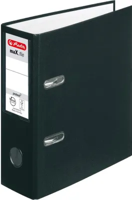 Produktbild von Herlitz Ordner / DIN A5 / 80mm breit / Farbe: schwarz