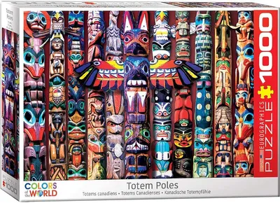 Immagine prodotto di Eurographics Puzzle Kanadische Totempfähle, 1000 Teile, 68 x 48 cm, 6000-5349