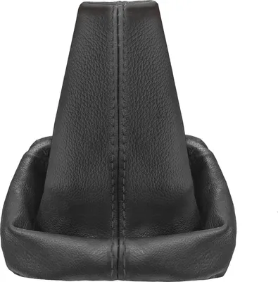 Produktbild von Schaltsack in schwarz Schaltmanschette passend für VW Passat 3B 3BG 100% Echtleder