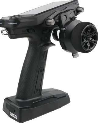Immagine prodotto di Telecomando RC - Trasmettitore - 2,4 GHz 11 canali - Display da 8,9 cm - Doppia antenna - Con ricevitore - Per auto e barche - Nero