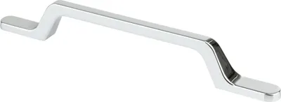Immagine prodotto di 36 maniglie per mobili, modello BA, lunghezza 160 mm, finitura cromata lucida, rimanenza di magazzino