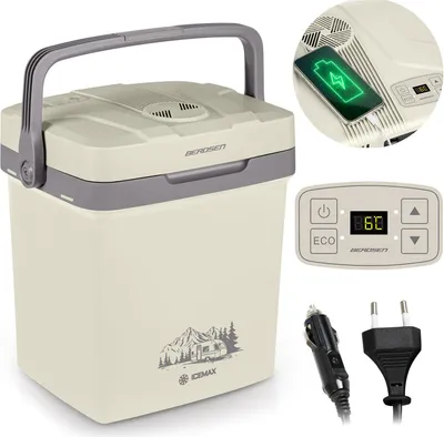 Image de Réfrigérateur de voyage Berdsen Icemax 26 litres mode ECO - crème