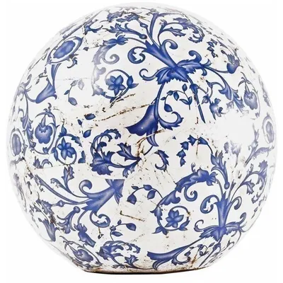 Image de Boule décorative Esschert Design en céramique vieillie, 18 cm ; AC12