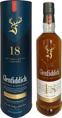 Obrázok produktu pre Glenfiddich Premium Single Malt Scotch Whisky 18 rokov, 40% obj. 0,7 l