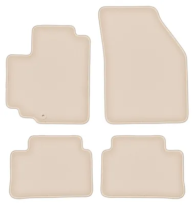 Produktbild von DURBAN Beige Velours-Fußmatten-Set für Suzuki Alto VIII Schrägheck (2009-2015)