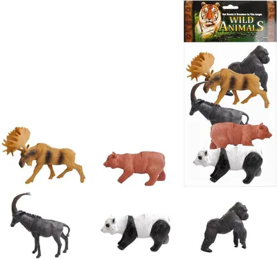 Immagine prodotto di Set di 5 animali dello zoo (giocattoli, figure)