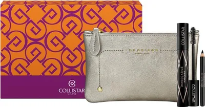 Immagine prodotto di Collistar Impeccabile Set mascara 14 ml + eyeliner 0,8 g + trousse The Bridge