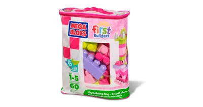 Obrázok produktu pre Taška na stavebnice Mega Bloks ružová (60 kusov)