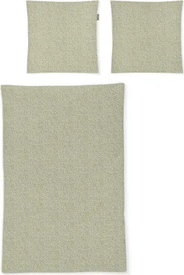 Produktbild von Irisette Bettwäsche grün 1x 155x220 cm + 1x 80x80 cm