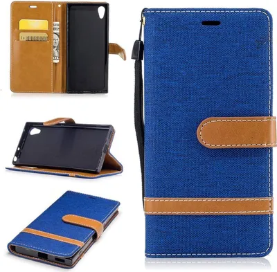 Zdjęcie produktu dla Etui na telefon komórkowy Sony Xperia XA1 Jeans Cover Niebieski