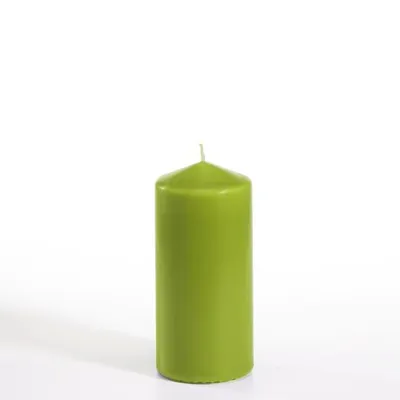 Produktbild von Papstar Stumpenkerzen Ø 60 mm 130 mm kiwi, 10 x 1 Stück