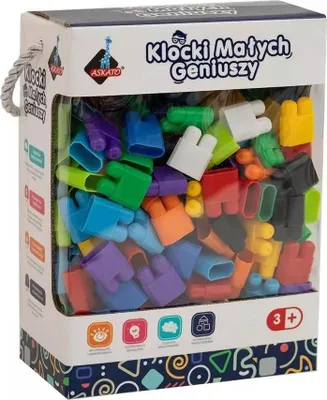 Zdjęcie produktu dla Klocki konstrukcyjne Cegiełki Małych Geniuszy 260 elementów