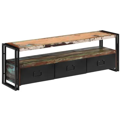Produktbild von TV-Schrank Altholz Massiv 120x30x40 cm