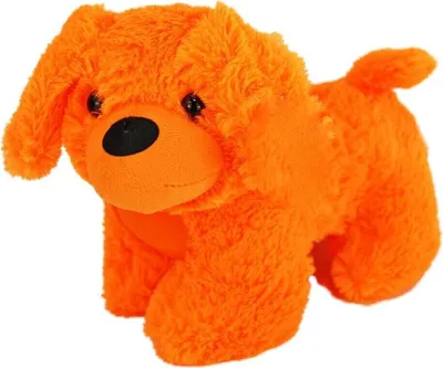 Produktbild von Plüsch Hund Kuscheltier Farbig 23 cm Plüschfigur - Figur - Kinder - Kuscheln