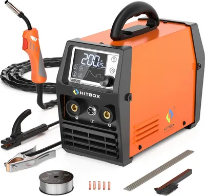 Produktbild von Schweißmaschine, 200A Ausgang, 3 in 1 MIG/TIG/MMA-Funktionalität, HIM200