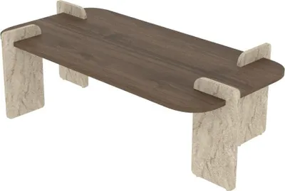 Produktbild von Couchtisch aus Holz "Leapiri" - 120 x 60 x 35 cm - Braun