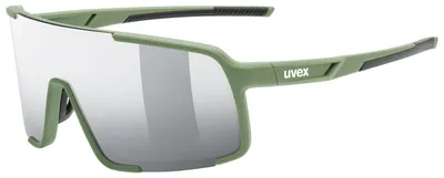 Produktbild von Uvex cellon Sportbrille Sonnenbrille – Ultraleicht mit 100% UV400 Schutz – Moss Green Matt/Mirror Silver
