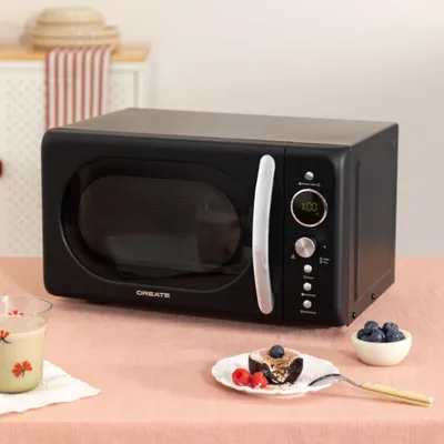 Produktbild von MICROWAVE RETRO - Mikrowelle 20 l, digitaler Grill, 900 W