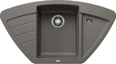 Produktbild von Blanco Zia 9 - Silgranitspüle, 930x510 mm, grau 527395