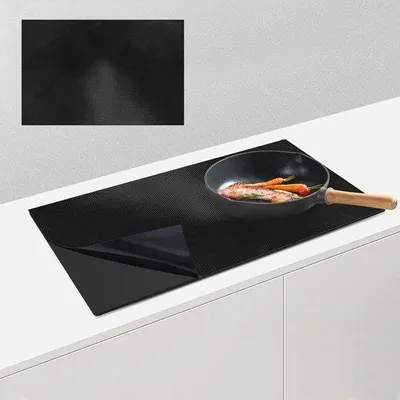 Image de Tapis de protection pour plaque à induction, 54 x 90 cm, en silicone résistant à la chaleur