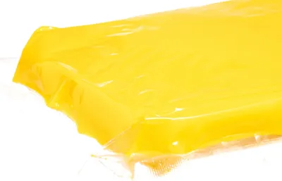 Obrázek produktu pro Tmavě žlutá plastová poleva, 250 g, 1 balení.