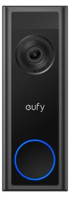 Zdjęcie produktu dla Eufy Video Doorbell C31, Czarny, Dom, 1 szt., Sufit, 125 GB, MicroSD (TransFlash)
