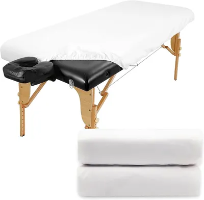 Productafbeelding van 2 beschermhoezen voor massagebank, 80x190 cm, waterdicht