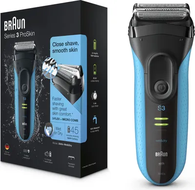 Produktbild von Braun Rasierer Elektrorasierer Bartpflege Series 3 ProSkin Präzisionstrimmer Wasserdicht