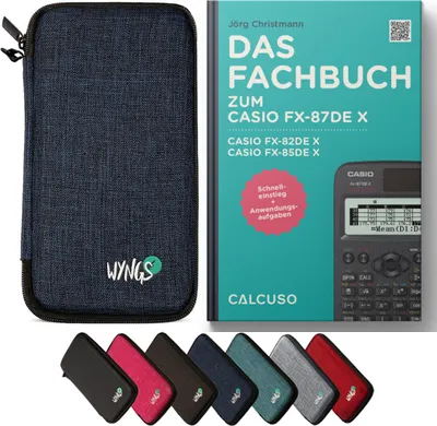 Produktbild von CALCUSO Zubehör Standardpaket Blau kompatibel für Taschenrechner Casio FX-85DE X