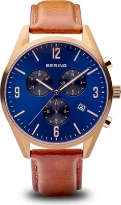 Produktbild von Bering Herren Uhr Armbanduhr Chronograph - 10542-467 Leder