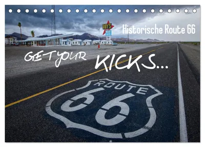 Produktbild von Route 66 (Tischkalender 2027 DIN A5 quer), CALVENDO Monatskalender