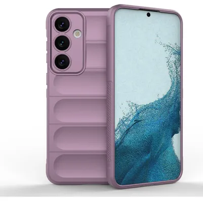 Produktbild von Mobigear Bumpy  Samsung Galaxy S24 Plus Hülle Flexibles TPU Backcover - Lila