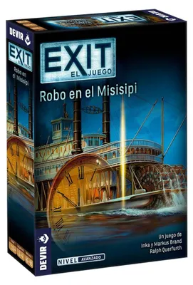 Imagen del producto de Devir Exit: Robo en el Mississippi. Juego de mesa, varios colores. Para niños, varios colores, talla única